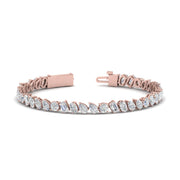 mixed-diamond-cut-tennis-bracelet